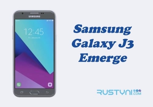 Samsung Galaxy J3 Emerge Rustyni