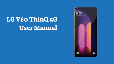LG V60 ThinQ 5G User Manual