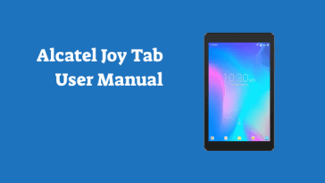 alcatel joy tab user manual