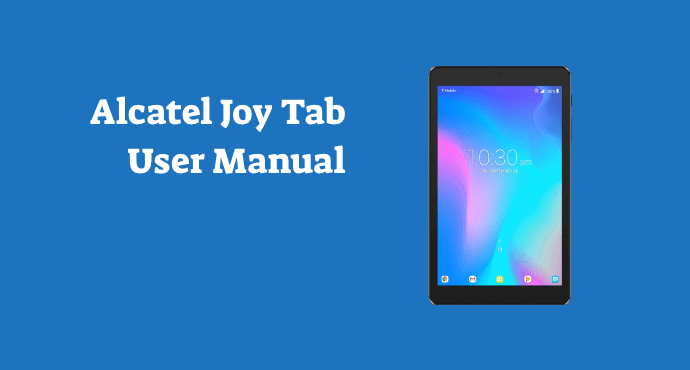 alcatel joy tab user manual